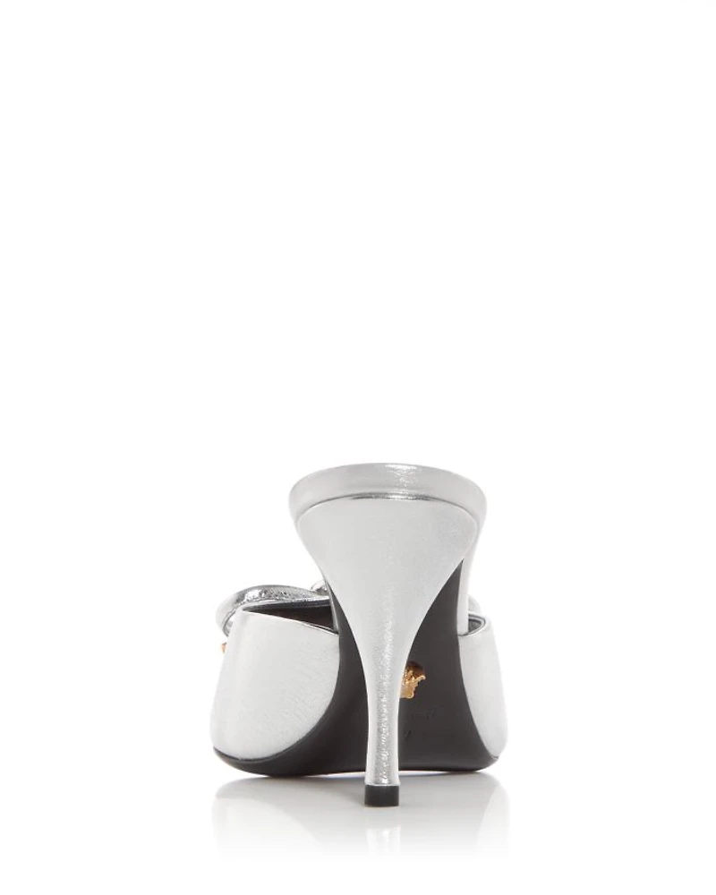 Women's Opera Bow 85mm Patent Mules