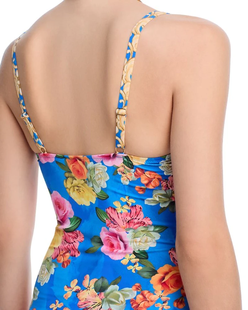 Pauline Ruched Tankini Top