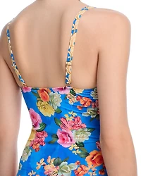 Pauline Ruched Tankini Top