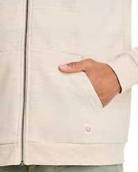 Fleece Zip Front Hoodie