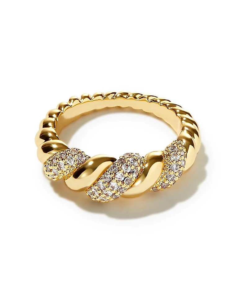Ana Luisa Rope Pave Ring
