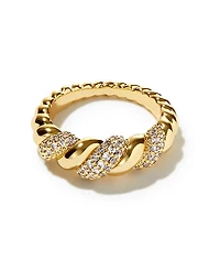 Ana Luisa Rope Pave Ring