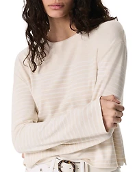 The Knit Stripe Boxy Tee