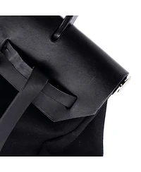 Herbag A Dos Zip Backpack Toile and Leather