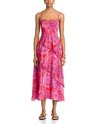 Paisley Scarf Maxi Dress