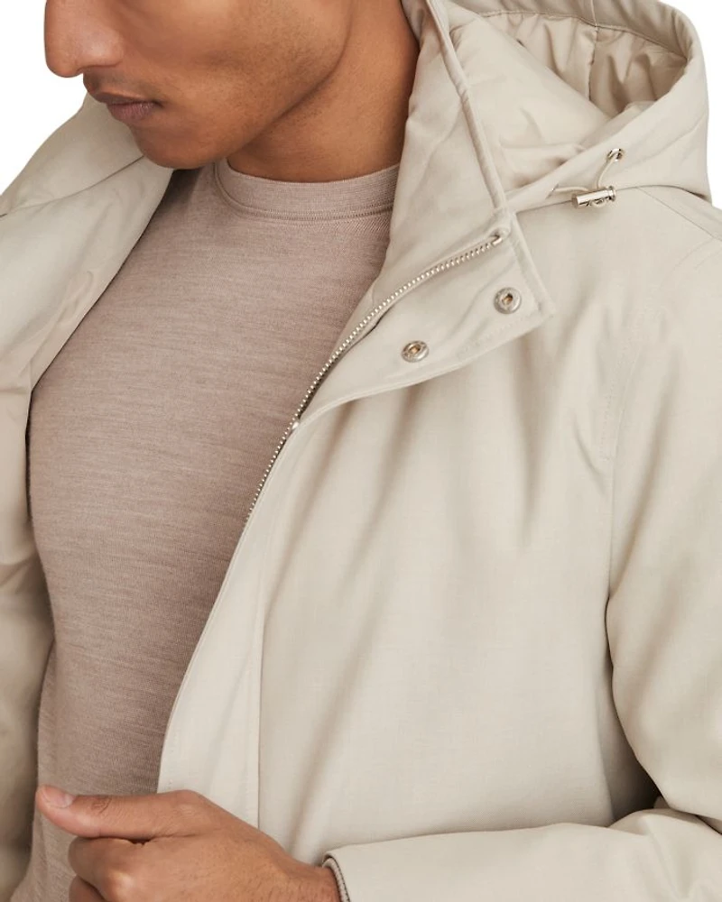 Lucan Hooded Nylon Jacket