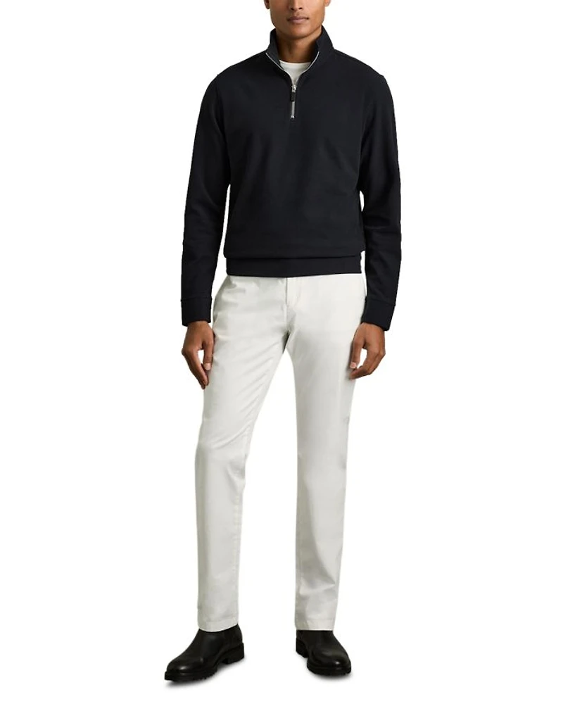 Creek Brushed Cord Half Zip Sweater
