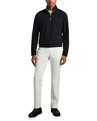 Creek Brushed Cord Half Zip Sweater
