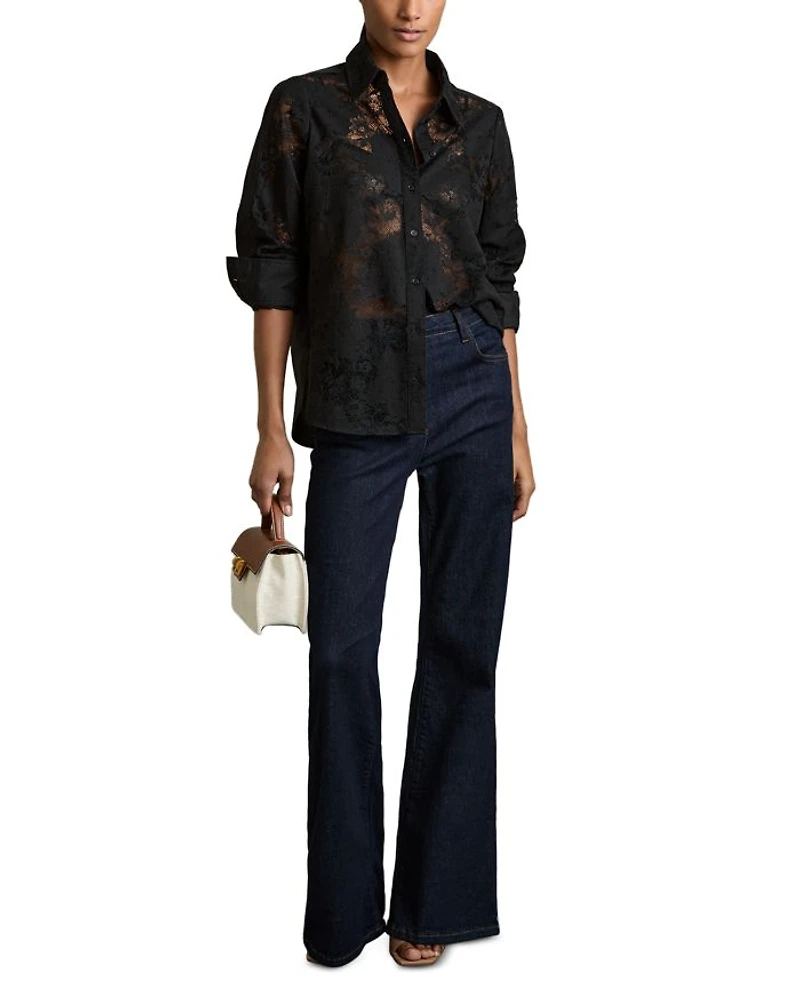 Lace Front Shirt