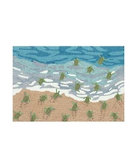 Liora Manne Frontporch Turtle Beach Area Rug, 2' x 3'