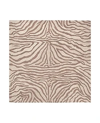 Liora Manne Ravella Zebra Square Area Rug, 8' x 8'