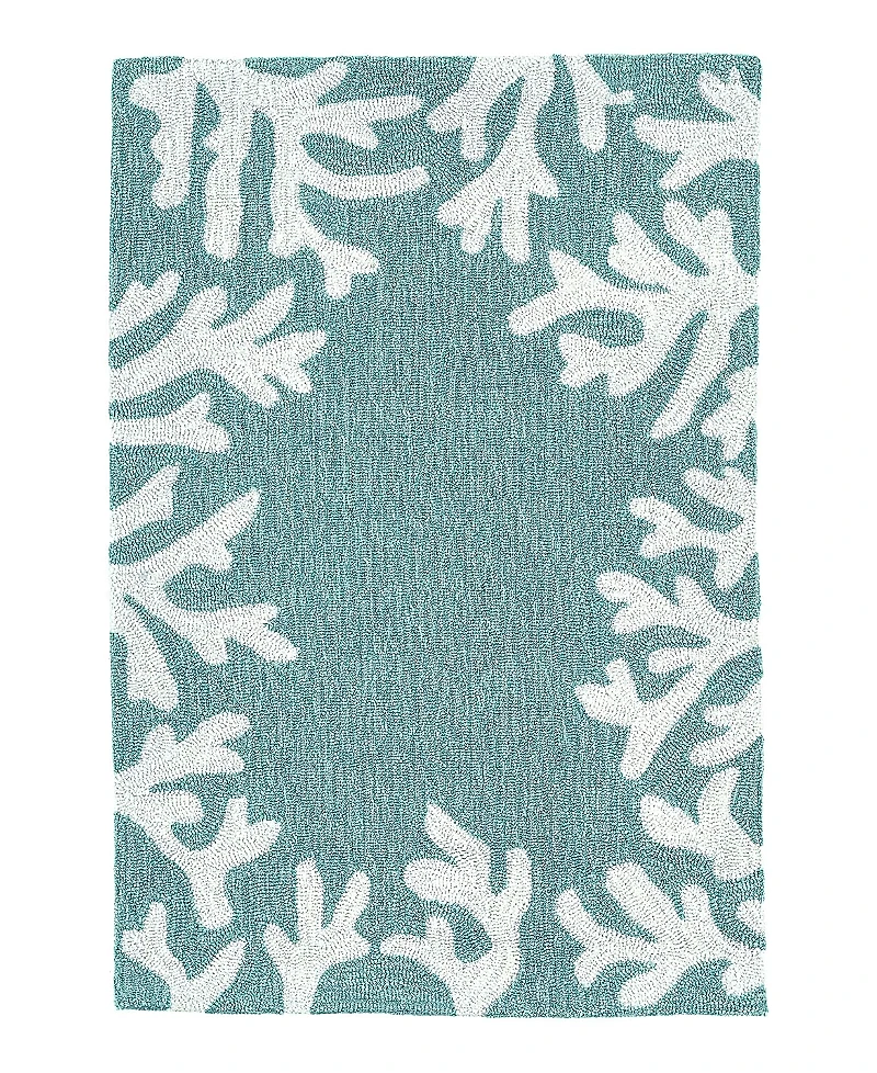 Liora Manne Capri Coral Border Area Rug