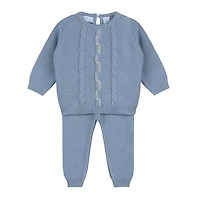 Feltman Brothers Boys' Vertical Cable Knit Set - Baby, Little Kid