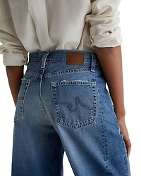 Hattie High Rise Crop Barrel Leg Jeans Gemini