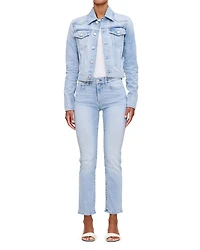 Mara Straight Mid Rise Instasculpt™ Ankle Jeans Atlantic