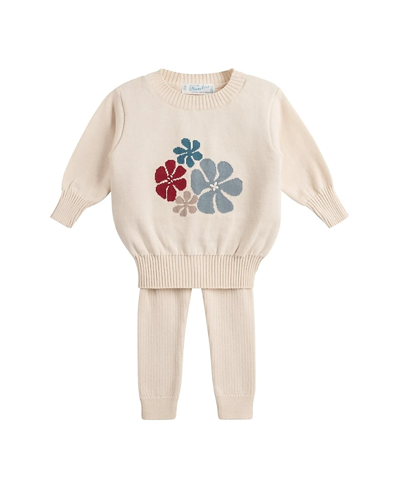 Feltman Brothers Girls' Multi Floral Knit Set - Baby, Little Kid