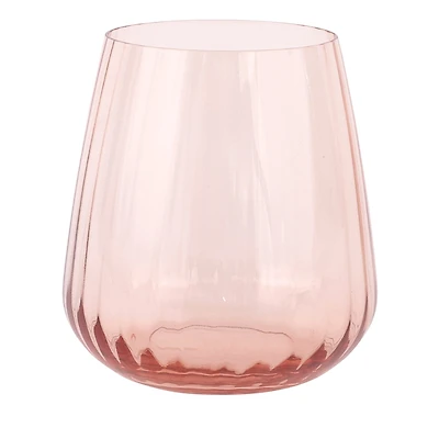 Vietri Francesca Amber Double Old Fashioned Glass