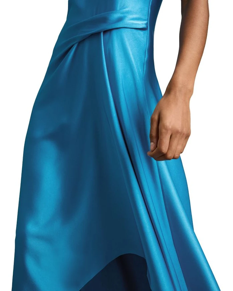 Petite Micah Drape Dress