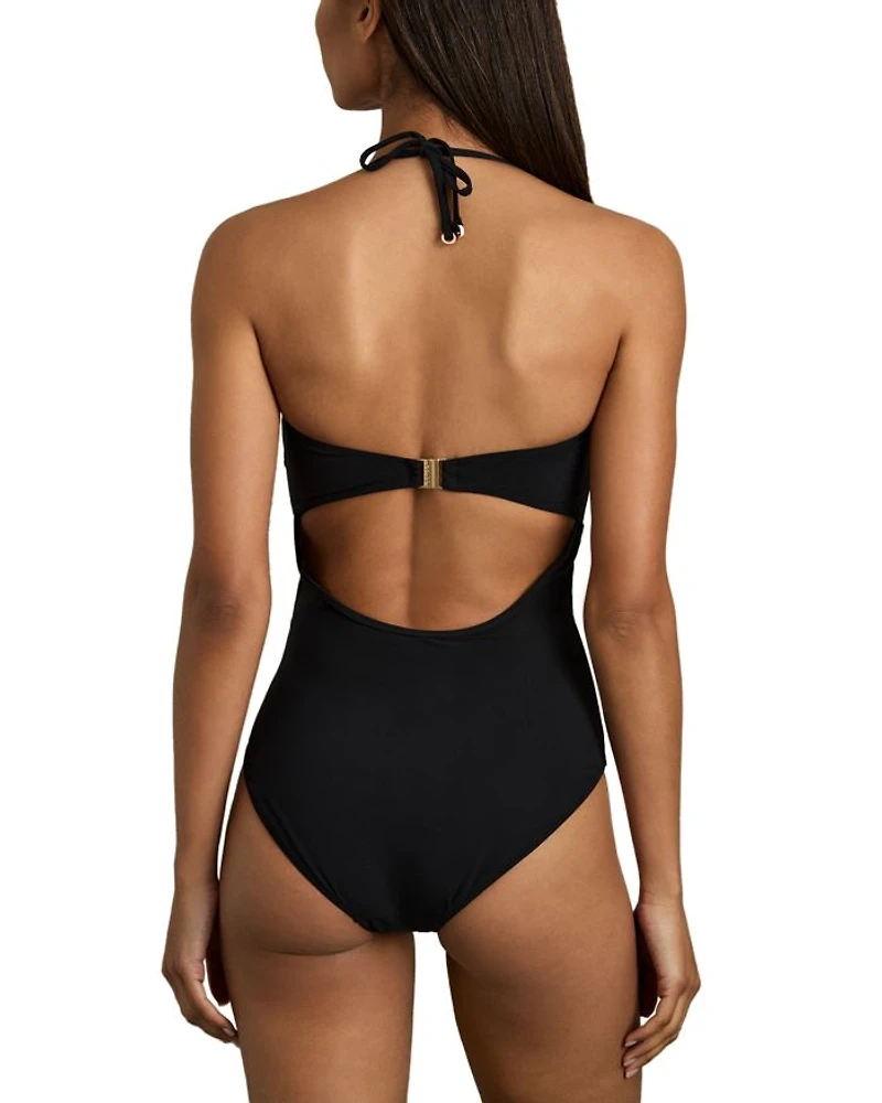 Luna Underwire Bandeau One Piece Swimsuit