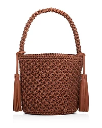 Camila Woven Bucket Bag