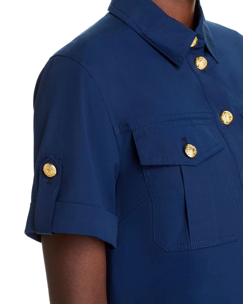 Lucca Poplin Shirt Dress