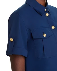 Lucca Poplin Shirt Dress
