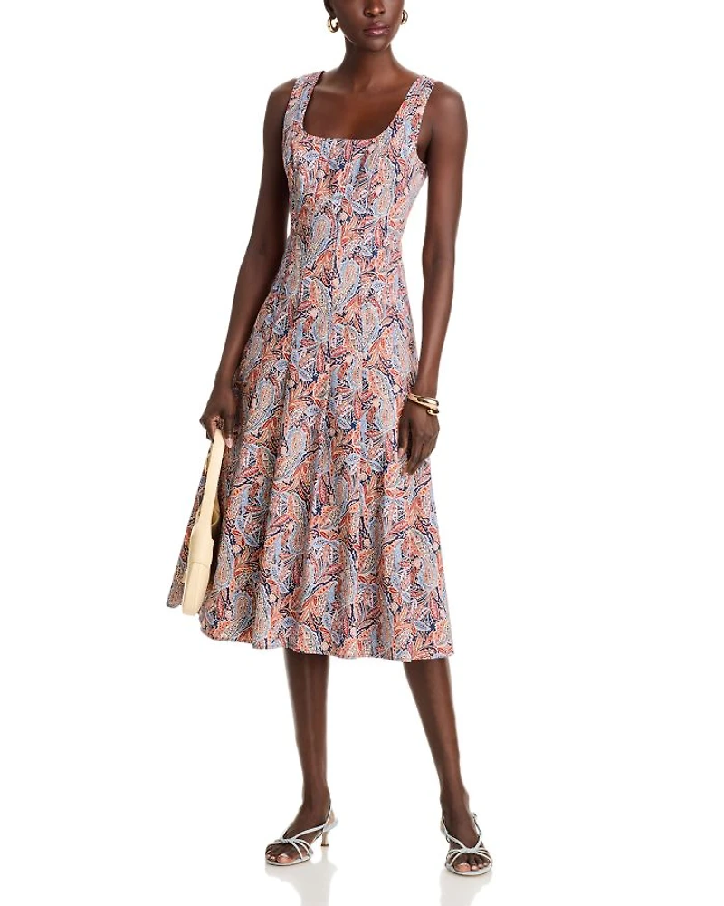 Jolie Midi Poplin Dress - Exclusive