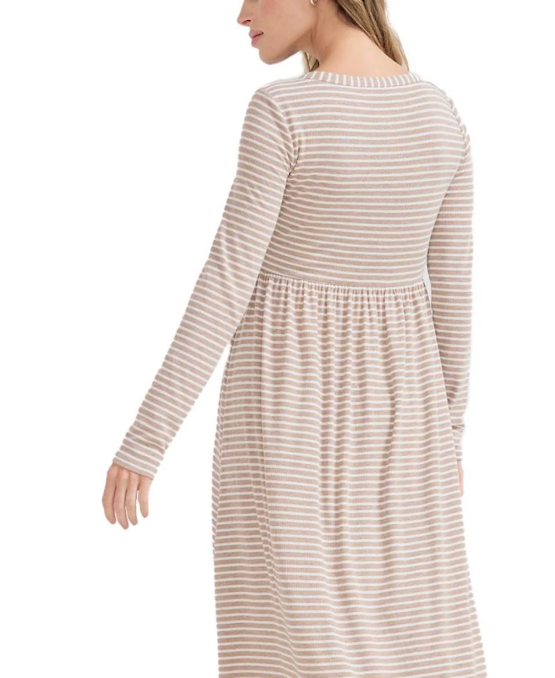The Softest Rib Maternity Nursing Friendly Dress