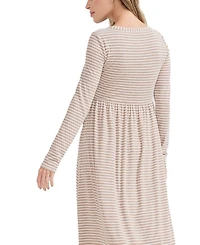The Softest Rib Maternity Nursing Friendly Dress