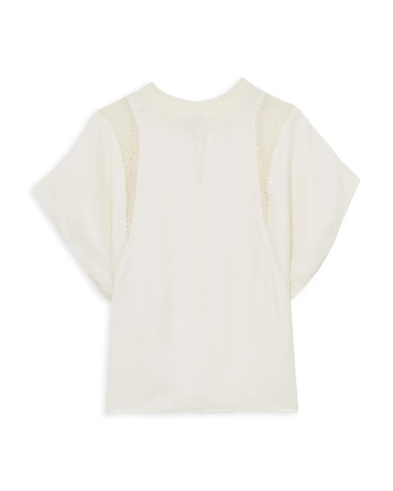 Harlowe Lace Inset Tee