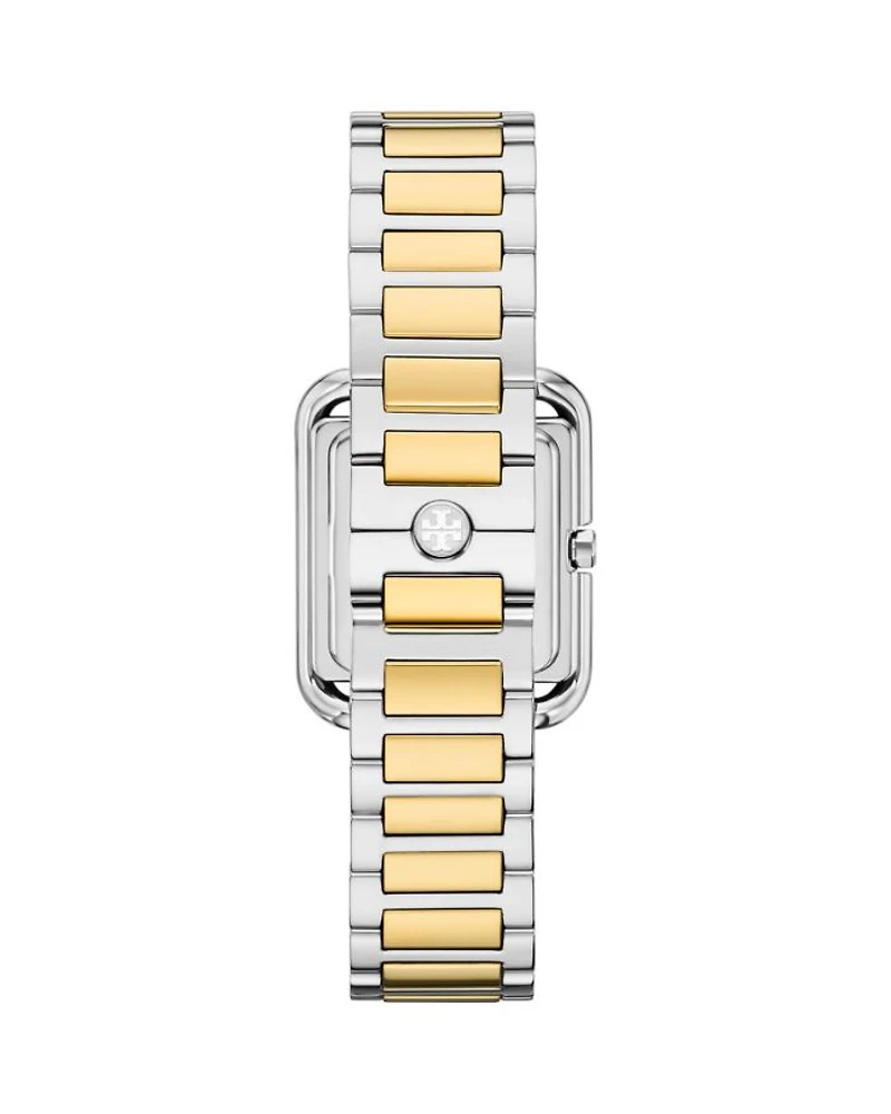 The Kira Square Three Hand Stainless Steel Watch, 24mm x 24mm