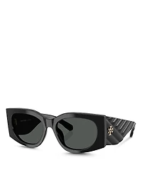 Tory Burch TY7221U Rectangular Sunglasses, 56mm