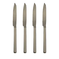 Mepra Stile Ice Gold Steak Knives 4 Piece Set