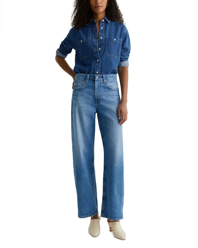 High Rise Barrel Leg Jeans Flashback