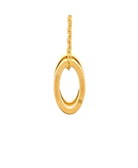 Pop H Pendant Chain Necklace Metal and Enamel