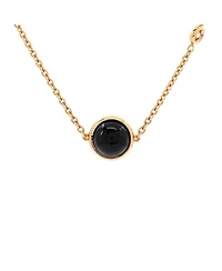 Possession Pendant Necklace 18K Rose Gold with Onyx and Diamond