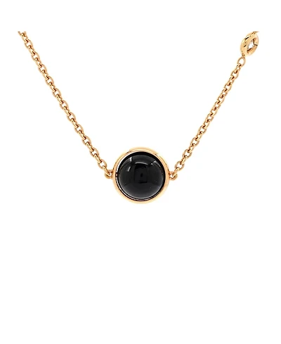 Pre-Owned Piaget Possession Pendant Necklace 18K Rose Gold with Onyx and Diamond