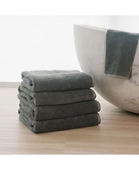 Ribbed Terry Bath Towels, Set of 2