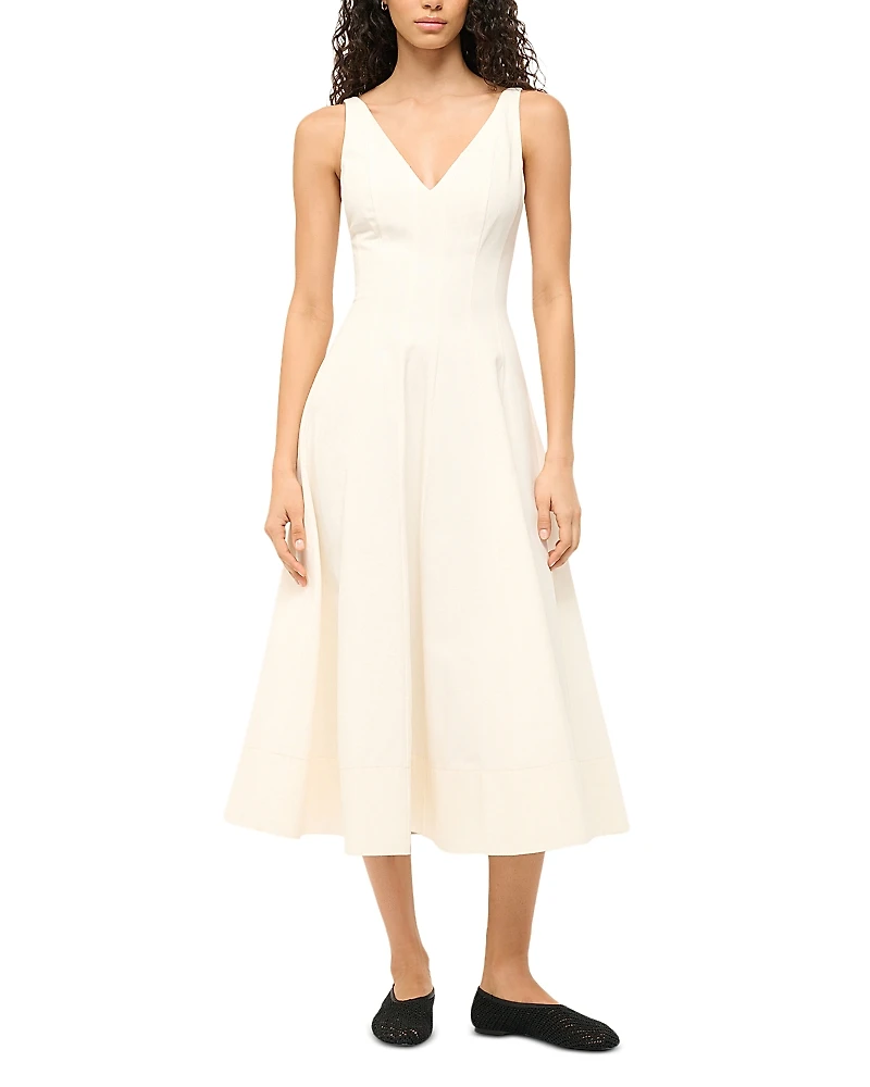 Staud Marieta Midi Dress