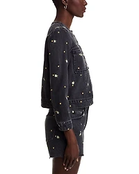 Lido Floral Denim Jacket