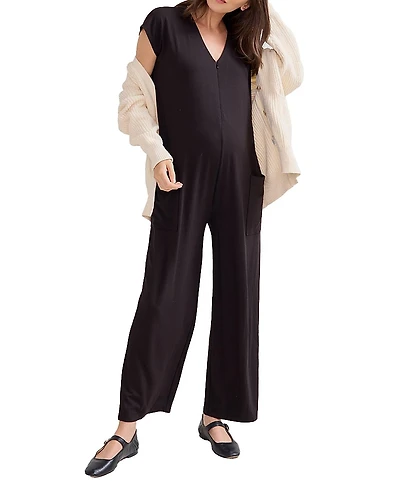 Hatch Collection The Charlotte Maternity Nursing Friendly Jumpsuit