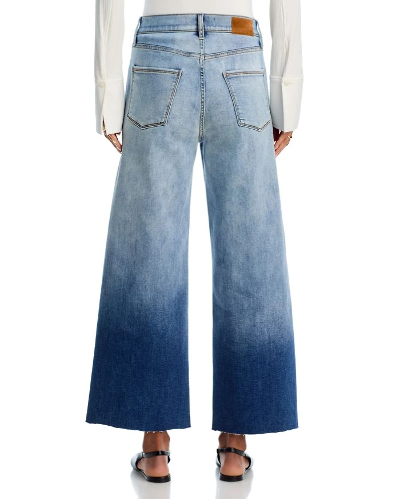 Rafaella High Rise Wide Leg Jeans Gradient