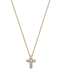 Bloomingdale's Fine Collection Diamond Cross Pendant Necklace