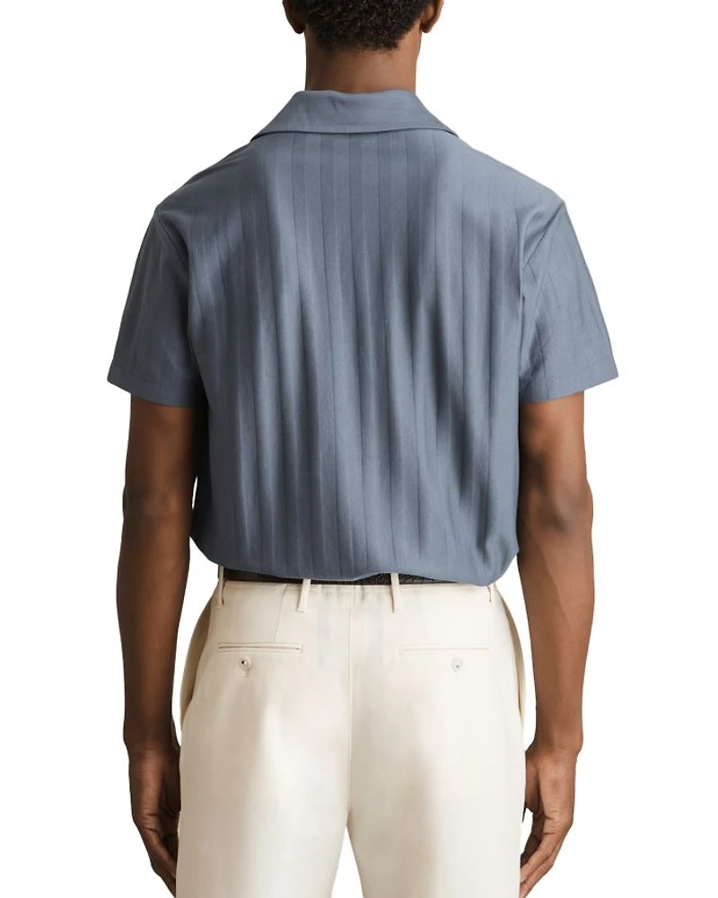 Textured Camp Shirt