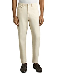 Rathbone Cropped Relaxed Fit Jeans White