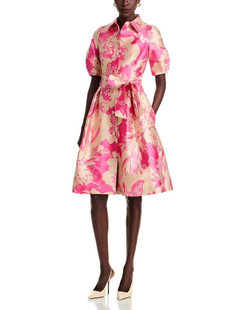 Floral Embossed Dress