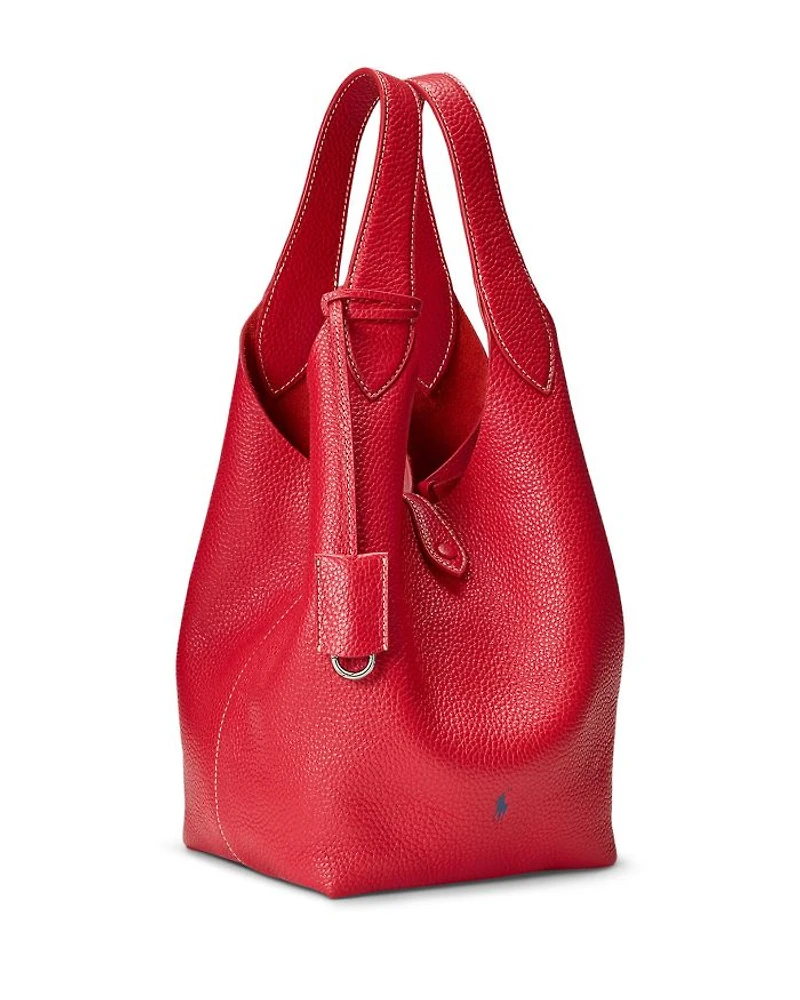 Polo Play Medium Leather Tote