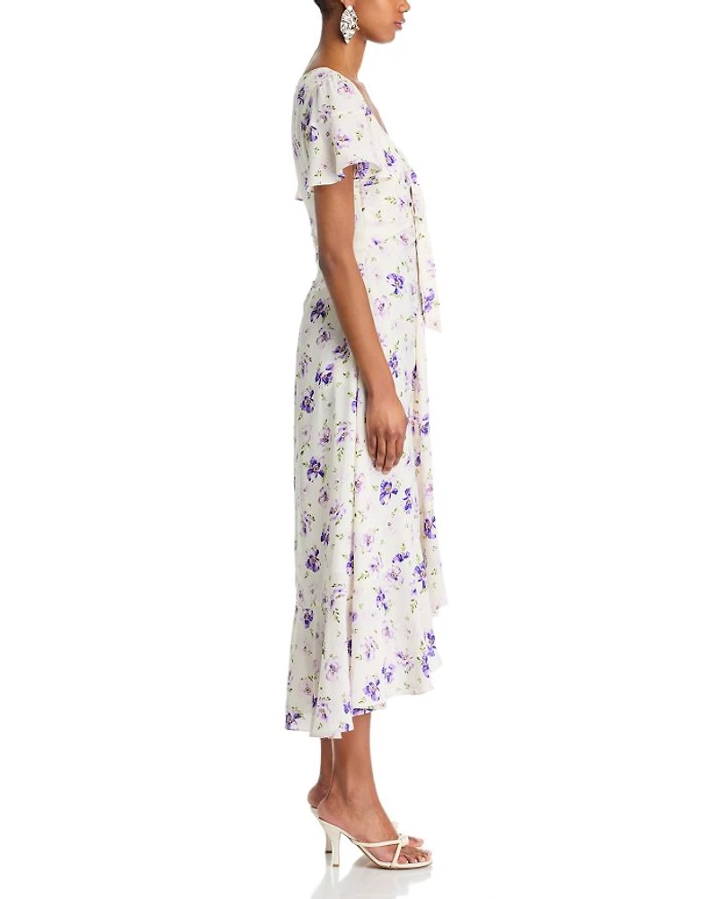 Tossed Poppies Isha Dress