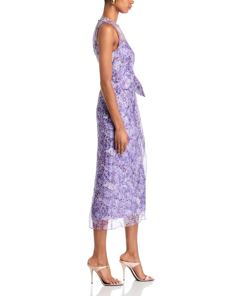 Silk Painted Hydrangea Miley Dress