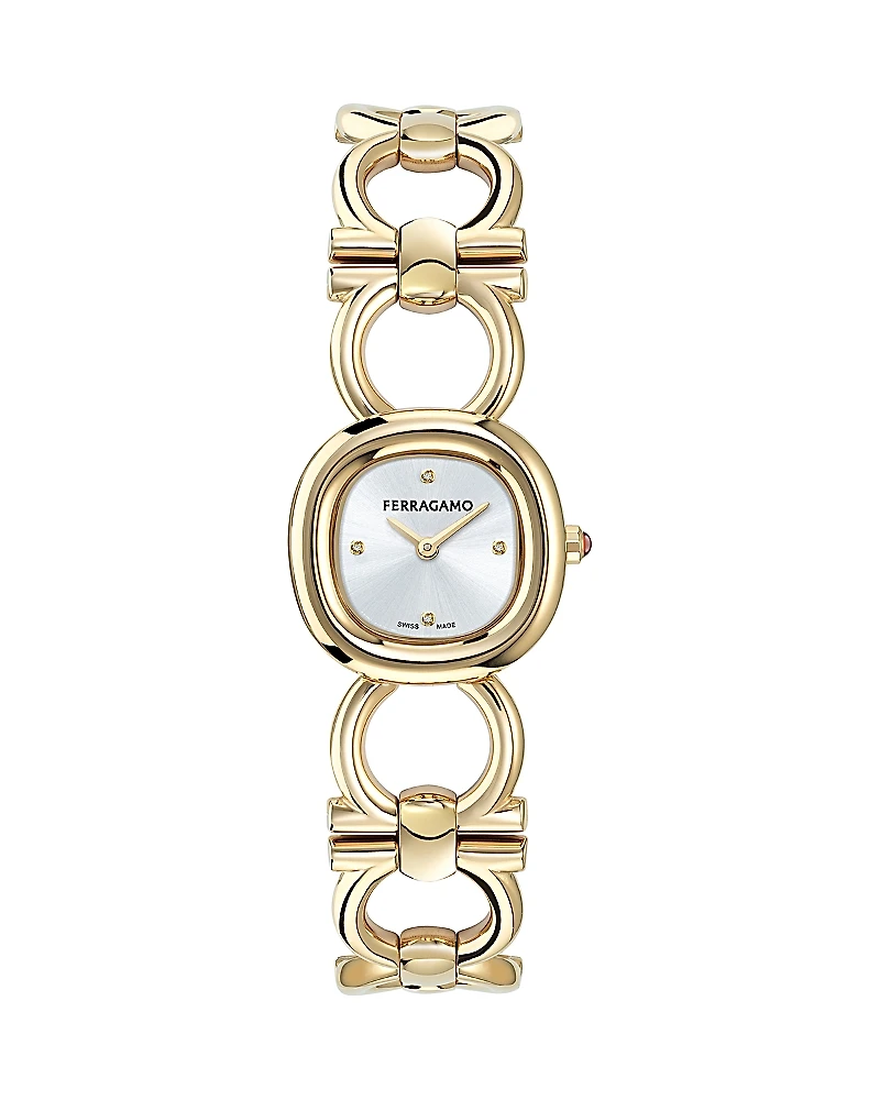 Ferragamo Double Gancini Watch, 25mm